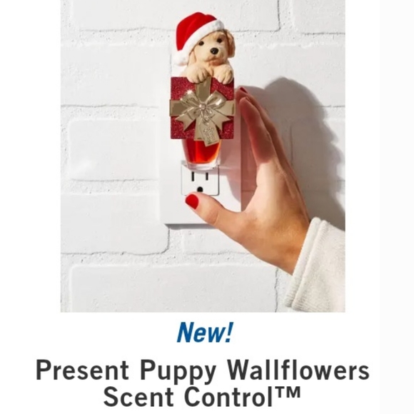 ๐BOGO 50% OFF๐๐๐กNWTโผ๏ธ BBW Present Puppy Scent Control Plug-in w/ Refills - Picture 7 of 14